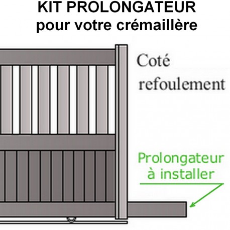 KIT Prolongateur de crémaillère