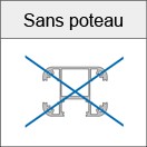 Pas de poteau